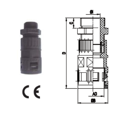 Polyamide connector