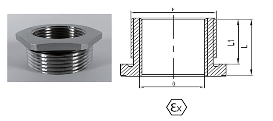 Flameproof Metal Reducer...