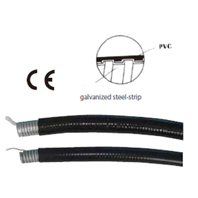 ለስላሳ የ PVC ሽፋን ያለው የብረት ቱቦ