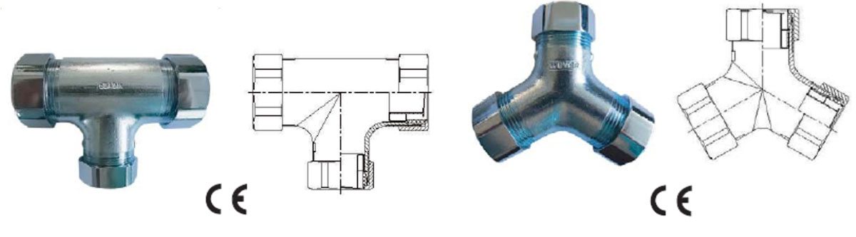 Metal Y-verspreider