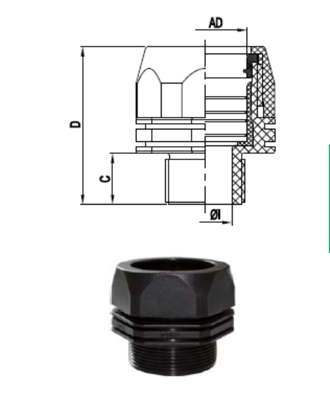 Ceangal Tubing Dìon Àrd