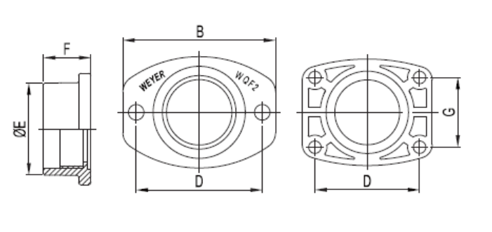 High Protection Degree Flange
