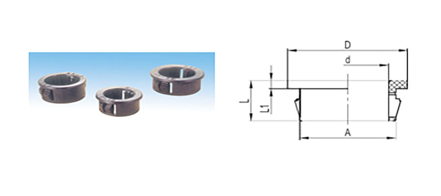 Install Bay Sb0 Snap Bushing, 100-Pack ,3/4"; 0 Gauge